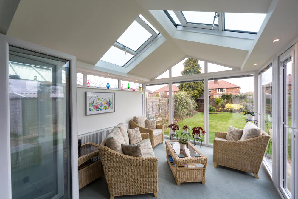 UltraRoof interior roof with glazing