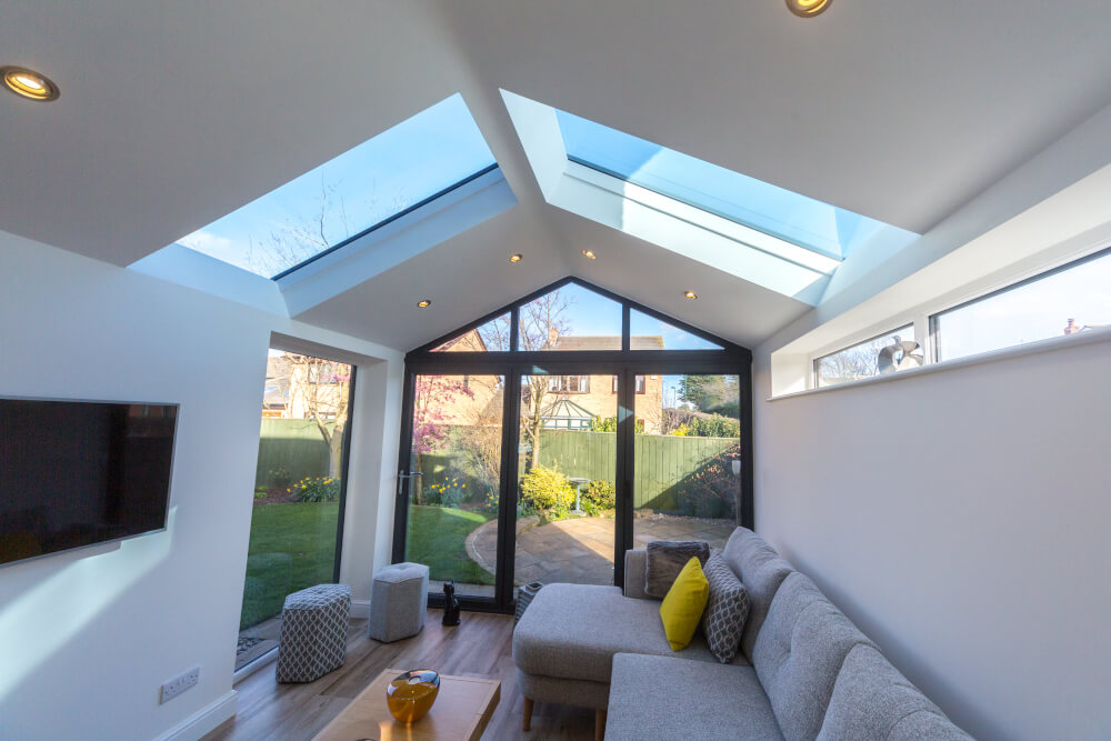 UltraRoof interior roof with glazing